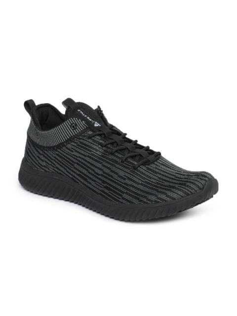 

PEAK Men Black & Grey Printed Sneakers