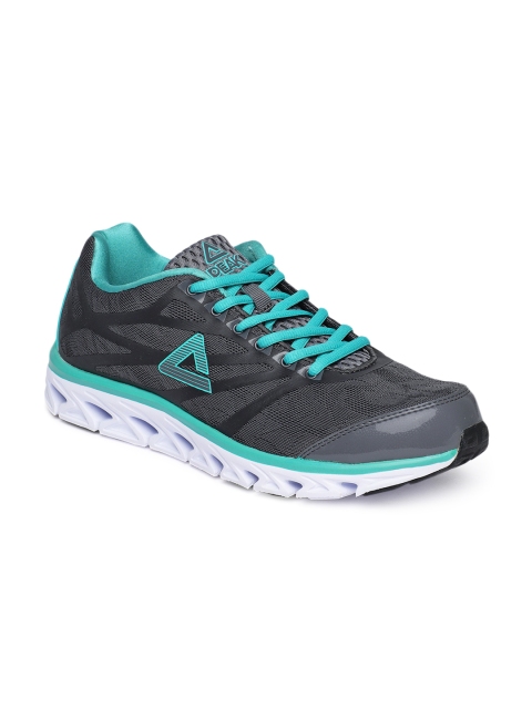 

PEAK Men Grey Running Shoes