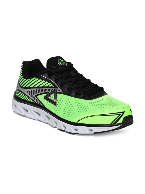 

PEAK Men Green & Black Running Shoes