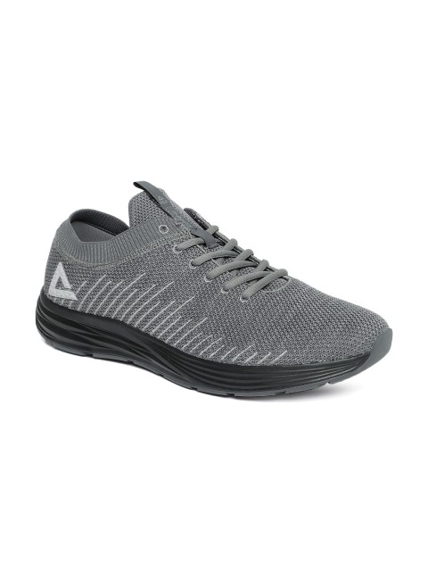 

PEAK Men Grey Running Shoes