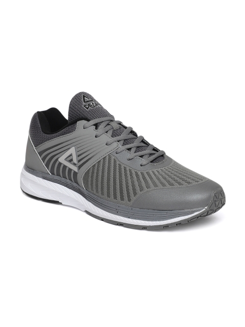 

PEAK Men Grey Running Shoes