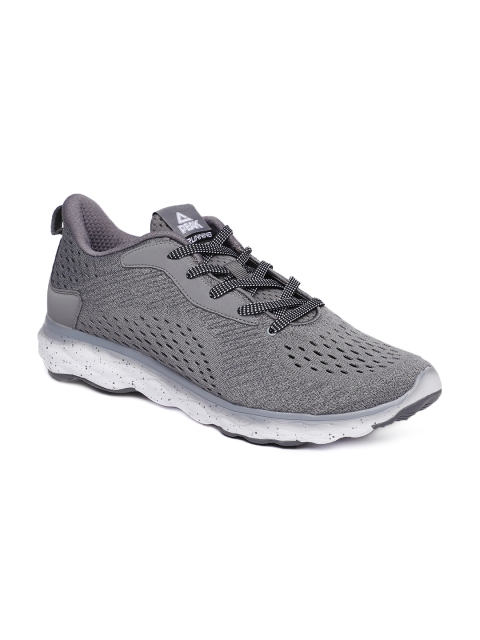 

PEAK Men Grey Running Shoes