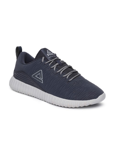 

PEAK Men Navy Blue Textured Sneakers