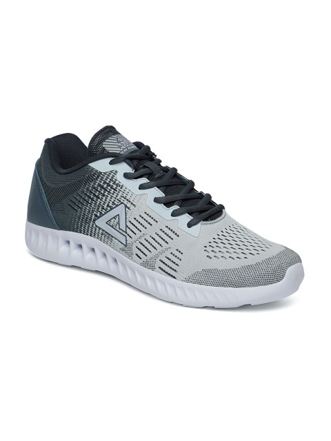 

PEAK Men Grey Solid Running Shoes