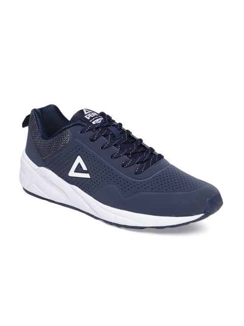 

PEAK Men Navy Blue Perforated Running Shoes