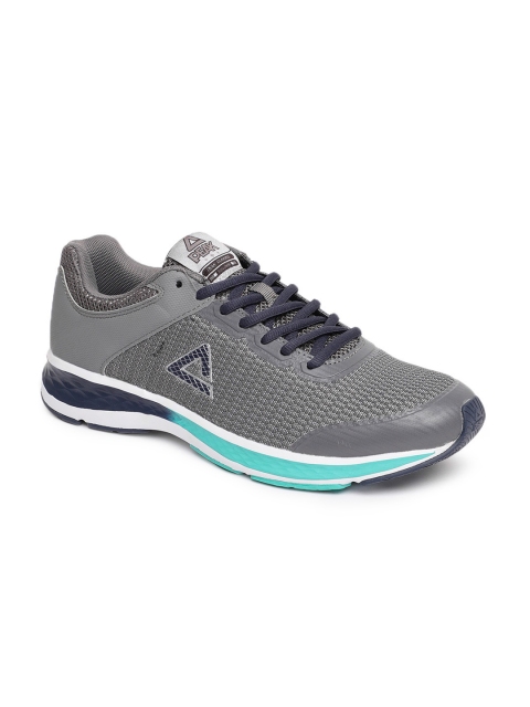 

PEAK Men Grey Running Shoes