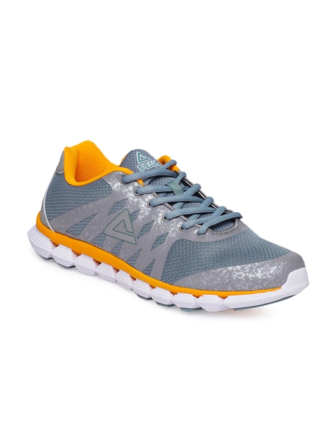 

PEAK Men Grey Running Shoes