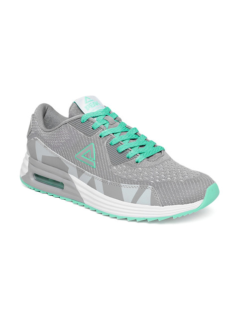 

PEAK Men Grey Running Shoes