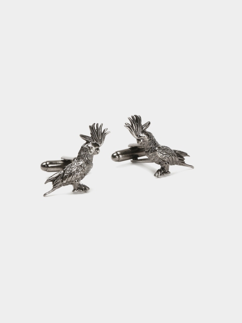 

SIMON CARTER LONDON Silver-Toned Contemporary Cufflinks