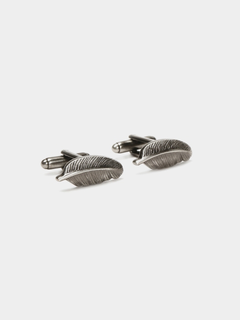 

SIMON CARTER LONDON Silver-Toned Contemporary Cufflinks