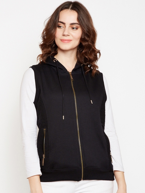 

Taanz Women Black Solid Bomber
