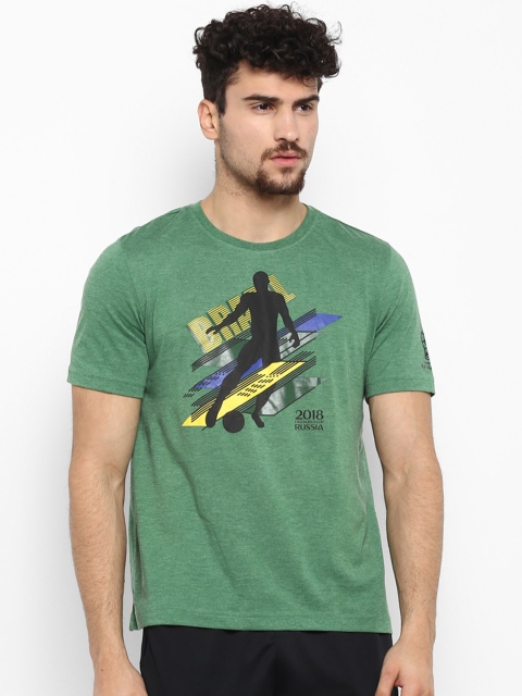 

FIFA U-17 WC Men Green Printed Round Neck T-shirt