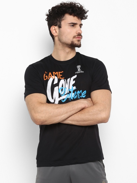 

FIFA U-17 WC Men Black Printed Round Neck T-shirt