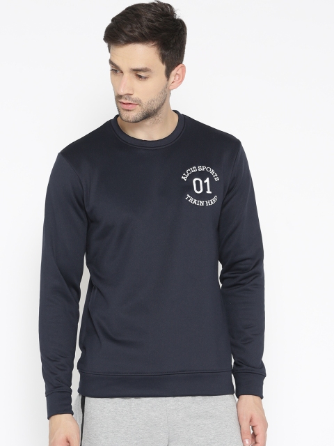 

Alcis Men Blue Solid Sweatshirt