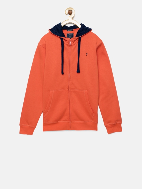 

Indian Terrain Boys Orange Solid Sweatshirt