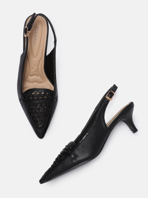 

Mast & Harbour Women Black Solid Heels