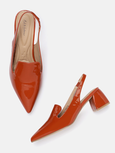 

Mast & Harbour Women Rust Solid Pumps