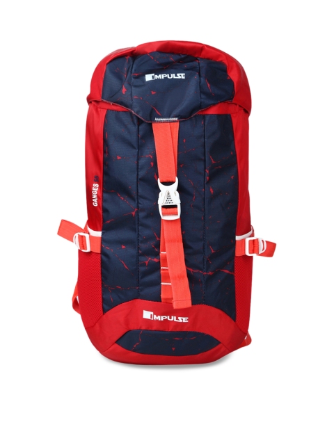 

Impulse Unisex Blue Rucksack, Red