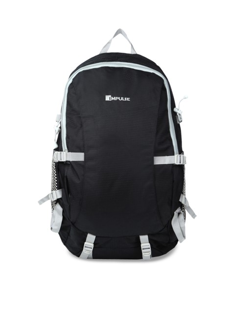 

Impulse Unisex Black & Grey Rucksack