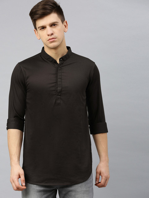 

SPYKAR Men Coffee Brown Regular Fit Solid Casual Shirt