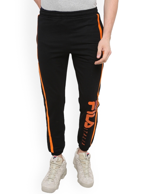 

FILA Men Black SEME Solid Joggers