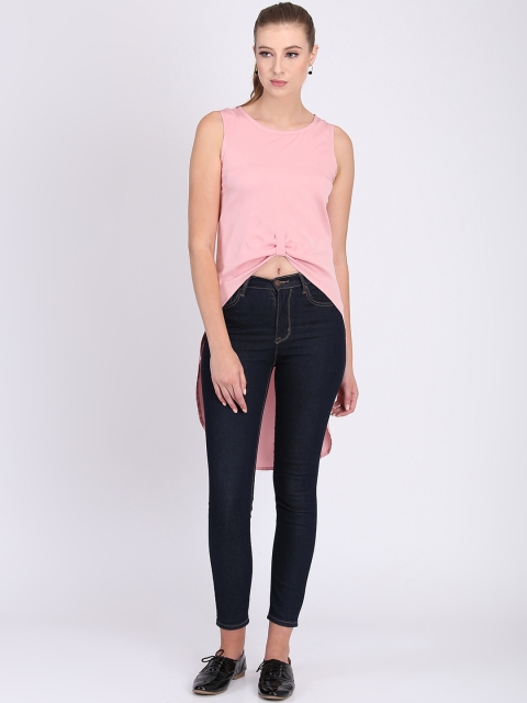 

Heather Hues Pink Solid Tunic