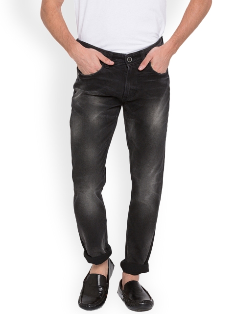 

SPYKAR Men Black Super Skinny Fit Low-Rise Clean Look Stretchable Jeans