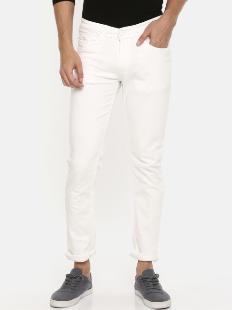 

SPYKAR Men White Skinny Fit Low-Rise Clean Look Stretchable Jeans
