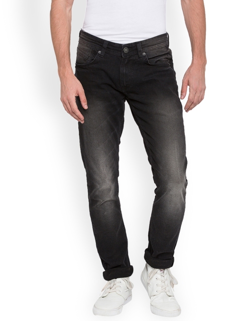 

SPYKAR Men Black Skinny Fit Low-Rise Clean Look Stretchable Jeans