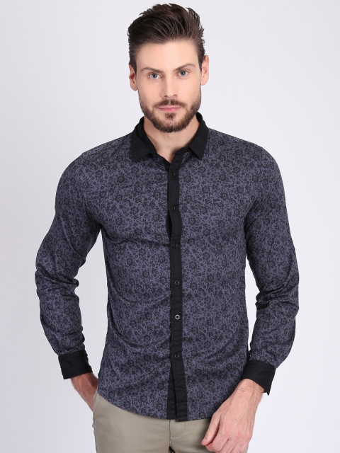 

LA LOFT Men Grey Regular Fit Printed Casual Shirt