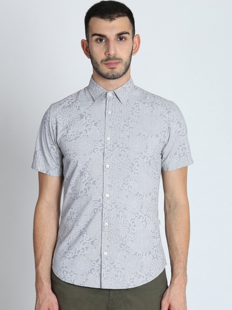 

LA LOFT Men Grey Regular Fit Printed Casual Shirt