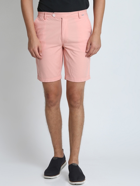 

LA LOFT Men Pink Solid Regular Fit Regular Shorts