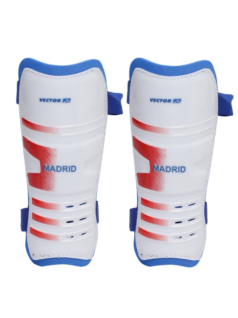 

Vector-X Unisex White & Blue Madrid Shin Pads