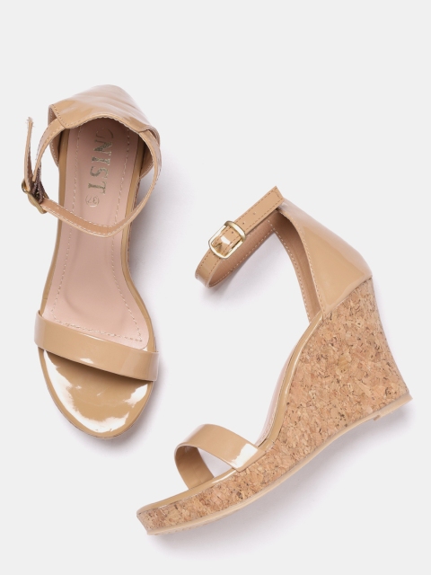 

GNIST Women Beige Solid Wedges