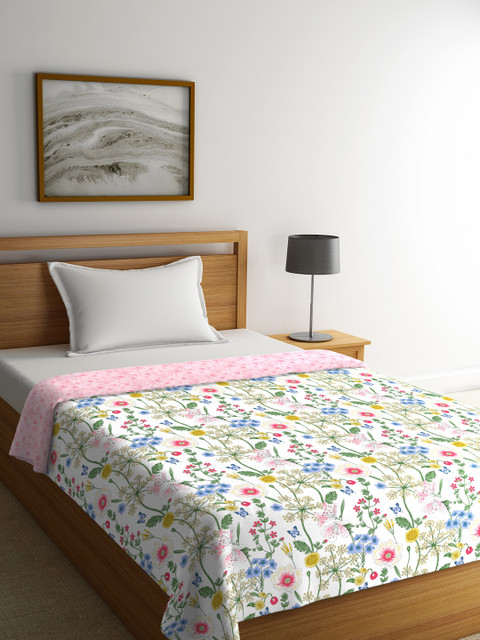 

Portico New York Multicoloured Floral AC Room 120 GSM Single Bed Comforter, Multi