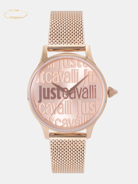 

Just Cavalli Women Watch Gift Set, Rose gold