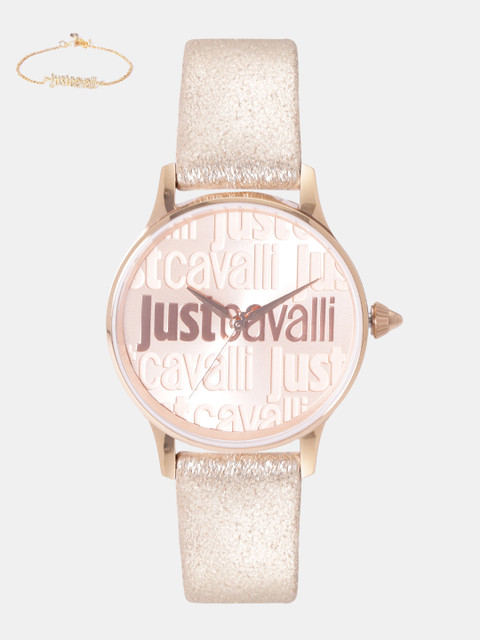 

Just Cavalli Women Watch Gift Set, Rose gold