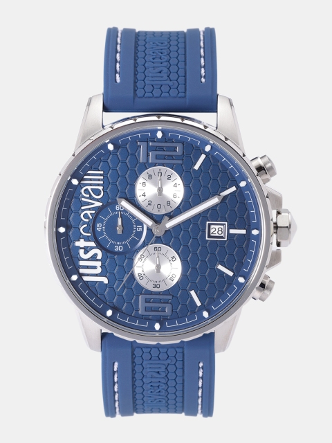 

Just Cavalli Men Blue Chronograph Analogue Watch JC1G063P0035