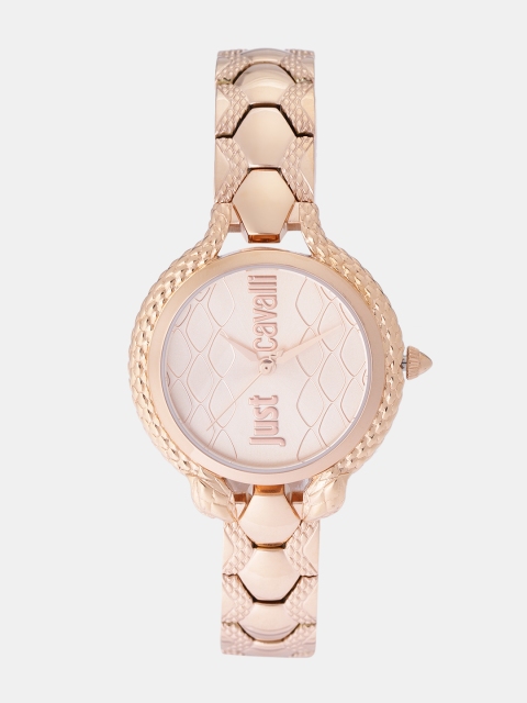 

Just Cavalli Women Rose Gold Analogue Watch 1L046M008