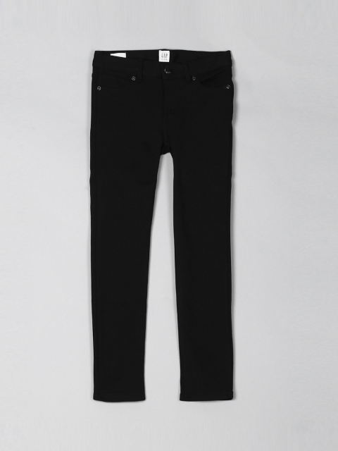 

GAP Girls Black Skinny Fit Mid-Rise Clean Look Jeans