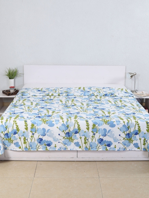 

House This Blue & Green Printed Double Bed Duvet Cover