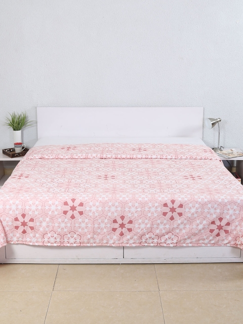 

House This Pink Floral AC Room 110 GSM Double Bed Dohar