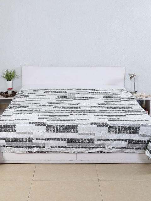 

House This Black & White Printed Double Bed Duvet Cover
