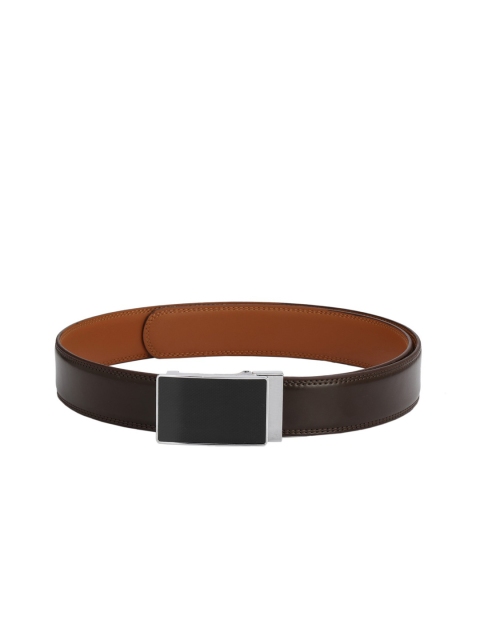 

Pacific Gold Men Brown Solid Leather Belt