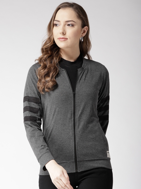 

Hubberholme Women Charcoal Solid Tailored Jacket