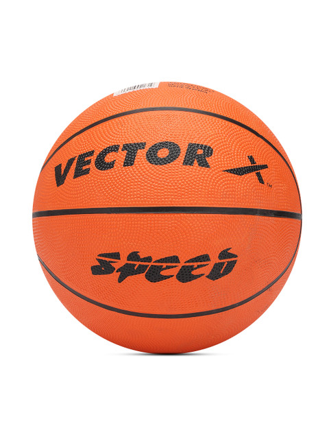 

VECTOR X Unisex Orange Printed Speed Basketball