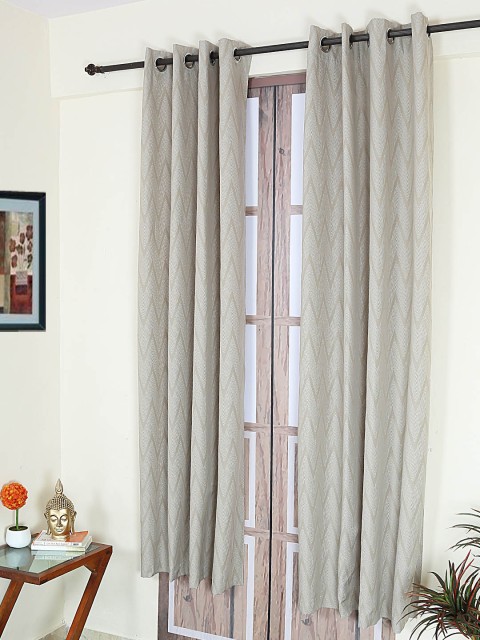 

RANGRAGE Gold-Toned Room Darkening Door Curtains