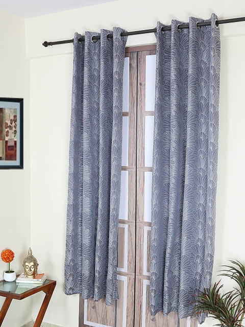 

RANGRAGE Blue Room Darkening Door Curtains