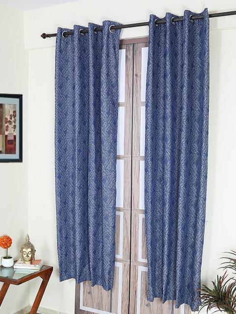 

RANGRAGE Blue Room Darkening Door Curtains