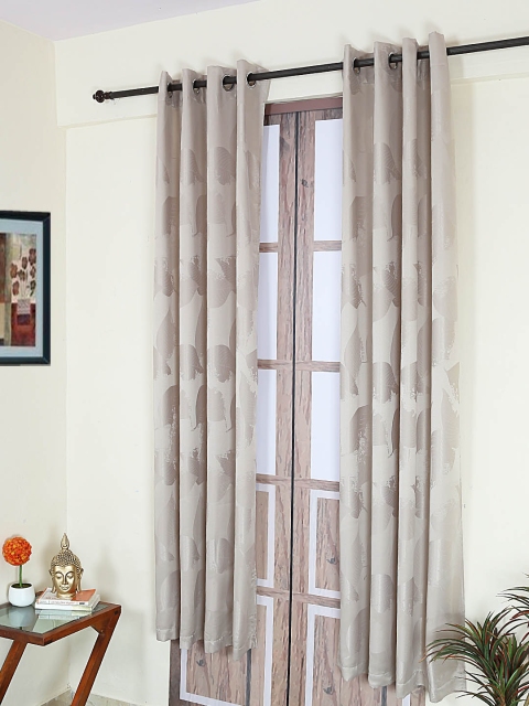 

RANGRAGE Brown Room Darkening Door Curtain